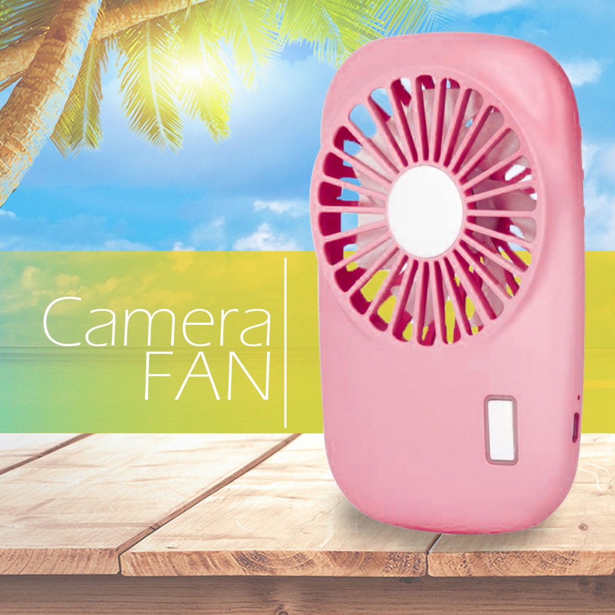 Handheld USB Rechargeable Fan Pink LatestGadget