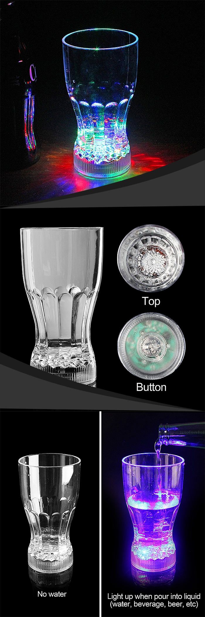 Inductive Rainbow Color Cup 350ml LatestGadget